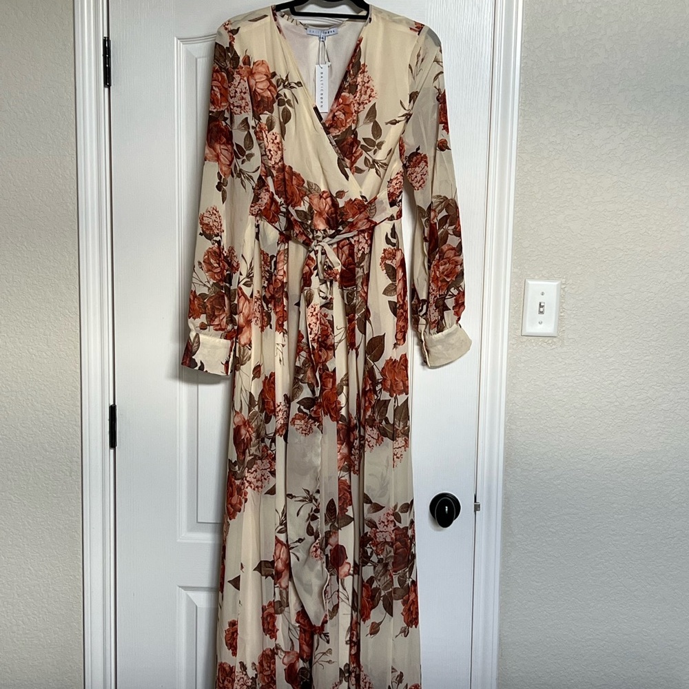Baltic Born Maxi faux wrap dress in size XXL